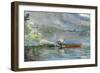 The Red Canoe, 1884-Winslow Homer-Framed Giclee Print