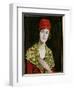 The Red Cap, 1920-William Strang-Framed Giclee Print