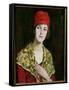 The Red Cap, 1920-William Strang-Framed Stretched Canvas