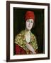 The Red Cap, 1920-William Strang-Framed Giclee Print