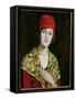 The Red Cap, 1920-William Strang-Framed Stretched Canvas