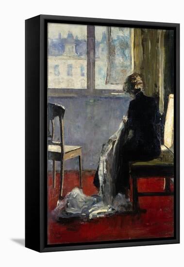 The Red Carpet, 1889-Lesser Ury-Framed Stretched Canvas