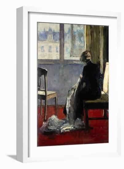 The Red Carpet, 1889-Lesser Ury-Framed Giclee Print