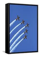 The Red Checkers Aerobatic Display Team with CT-4B Airtrainers-David Wall-Framed Stretched Canvas