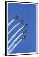 The Red Checkers Aerobatic Display Team with CT-4B Airtrainers-David Wall-Framed Premium Photographic Print