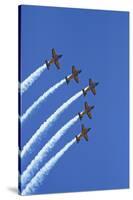 The Red Checkers Aerobatic Display Team with CT-4B Airtrainers-David Wall-Stretched Canvas