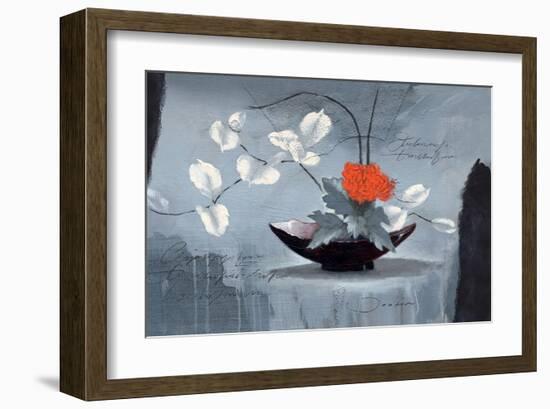 the Red Chrysanthemum-Joadoor-Framed Art Print