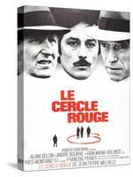 The Red Circle, (AKA Le Cercle Rouge), from Left: Andre Bourvil, Alain Delon, Yves Montand, 1970-null-Stretched Canvas