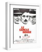 The Red Circle, (AKA Le Cercle Rouge), from Left: Andre Bourvil, Alain Delon, Yves Montand, 1970-null-Framed Art Print