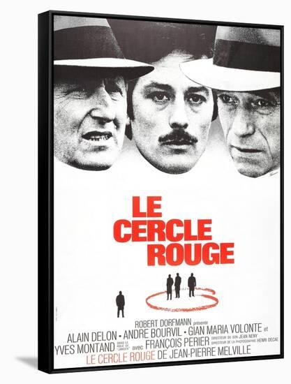 The Red Circle, (AKA Le Cercle Rouge), from Left: Andre Bourvil, Alain Delon, Yves Montand, 1970-null-Framed Stretched Canvas