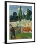 The Red Cow, 1889-Paul Gauguin-Framed Giclee Print