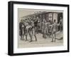 The Red Cross and the War, an Ambulance Train Arriving at Durban-Frank Dadd-Framed Giclee Print