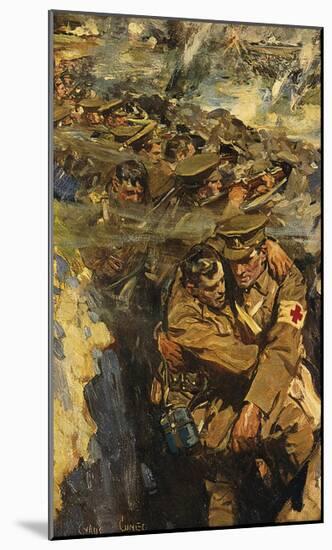 The Red Cross in the Trenches-Cyrus Cincinnati Cuneo-Mounted Premium Giclee Print