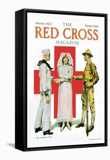 The Red Cross Magazine, October 1917-James Montgomery Flagg-Framed Stretched Canvas