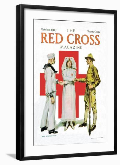 The Red Cross Magazine, October 1917-James Montgomery Flagg-Framed Art Print