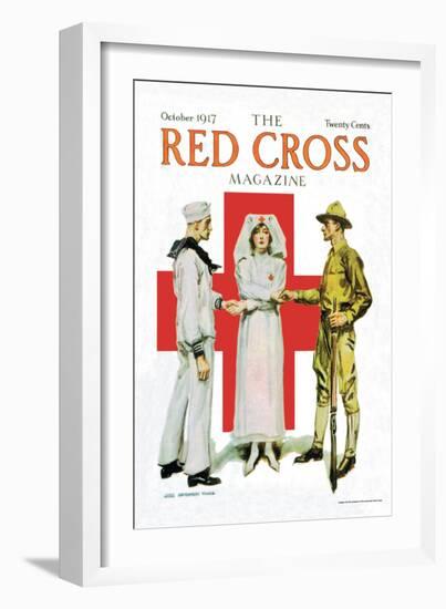 The Red Cross Magazine, October 1917-James Montgomery Flagg-Framed Art Print