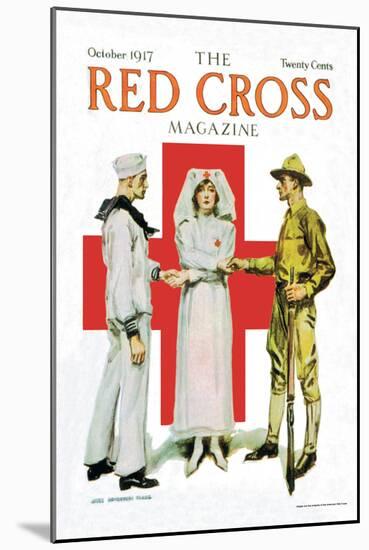 The Red Cross Magazine, October 1917-James Montgomery Flagg-Mounted Art Print