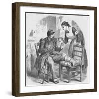 The Red Cross Nurse, 1884-null-Framed Giclee Print