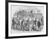 The Red Cross Society at Work Outside Paris, 1870, (1884)-null-Framed Giclee Print