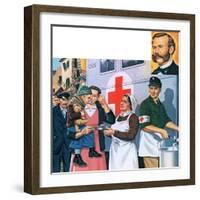 The Red Cross-John Keay-Framed Giclee Print