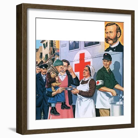The Red Cross-John Keay-Framed Giclee Print