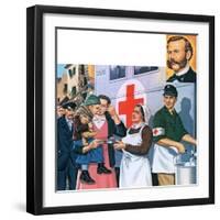 The Red Cross-John Keay-Framed Giclee Print