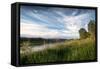 The Red Deer River and Valley in Dinosaur Provincial Park, Alberta, Canada-Rob Read-Framed Stretched Canvas