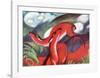 The Red Deer-Franz Marc-Framed Art Print