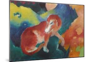 The Red Dog, c.1911-Franz Marc-Mounted Art Print