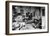 The Red Drawing Room in the Speaker's House, Palace of Westminster, London, C1905-null-Framed Giclee Print