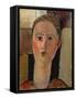 The Red Face, 1915-Amadeo Modigliani-Framed Stretched Canvas