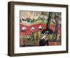 The Red Field, Pont Aven, C1887-Emile Bernard-Framed Giclee Print