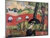 The Red Field, Pont Aven, C1887-Emile Bernard-Mounted Giclee Print