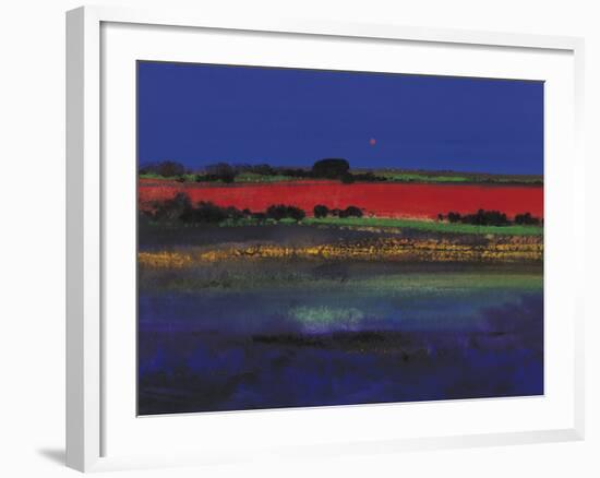 The Red Field-Paul Evans-Framed Giclee Print