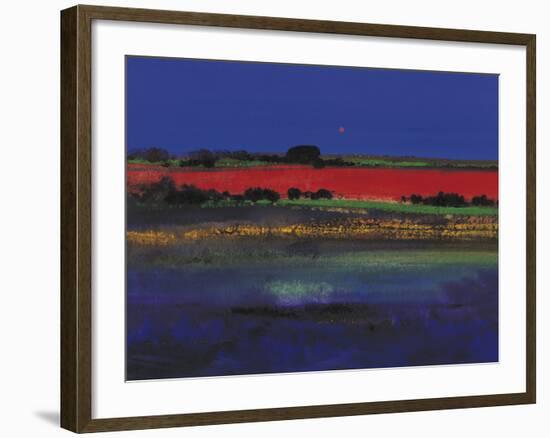 The Red Field-Paul Evans-Framed Giclee Print