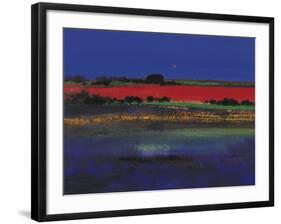 The Red Field-Paul Evans-Framed Giclee Print