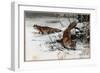 The Red Fox by Alfred Edmund Brehm-Stefano Bianchetti-Framed Giclee Print