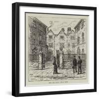 The Red Hall, Rear View-null-Framed Giclee Print