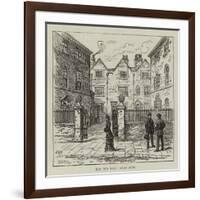 The Red Hall, Rear View-null-Framed Giclee Print