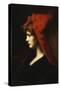 The Red Hat-Jean-Jacques Henner-Stretched Canvas
