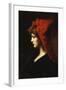 The Red Hat-Jean-Jacques Henner-Framed Giclee Print