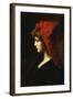 The Red Hat-Jean-Jacques Henner-Framed Giclee Print