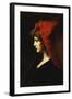 The Red Hat-Jean-Jacques Henner-Framed Giclee Print