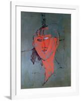 The Red Head, circa 1915-Amedeo Modigliani-Framed Giclee Print