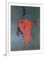 The Red Head, circa 1915-Amedeo Modigliani-Framed Giclee Print