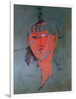 The Red Head, circa 1915-Amedeo Modigliani-Framed Giclee Print