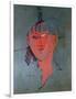 The Red Head, circa 1915-Amedeo Modigliani-Framed Giclee Print