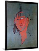 The Red Head, circa 1915-Amedeo Modigliani-Framed Giclee Print