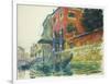 The Red House-Claude Monet-Framed Giclee Print