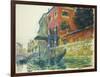 The Red House-Claude Monet-Framed Giclee Print